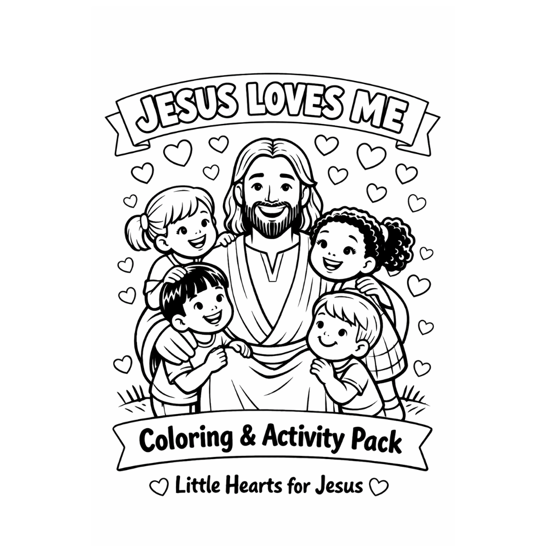 Jesus Loves Me activity pack cover